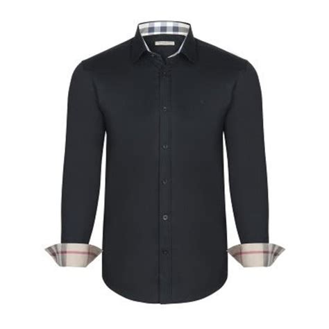 chemise burberry noir femme|Chemises de luxe pour femme .